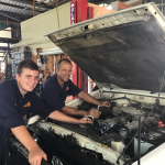 Two Mechanics Working on Engine — Mechanic in Mackay, QLD