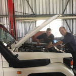 Mechanics Working on Truck — Mechanic in Mackay, QLD